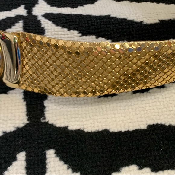 Vintage Gold Mesh Chainmail Adjustable Waist Belt One Size - Picture 5 of 8